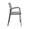 Lesro Newport Wide Hip Chair Metal Frame, Charcoal, RS Fog Upholstery NP1261 - alternate 2